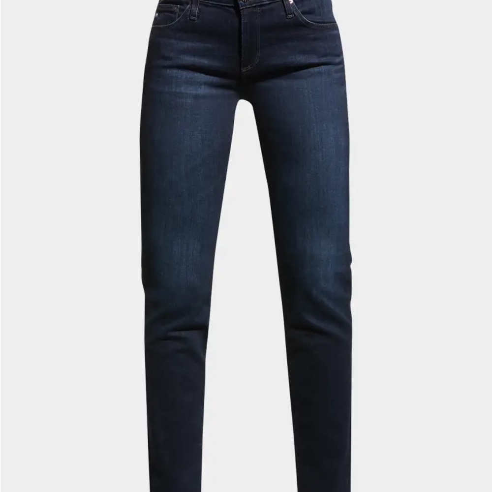 AG Prima Cigarette Jeans, Dark Wash, Size 27